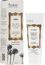 Fragrances, Perfumes, Cosmetics Cleansing Foam - Sostar Face Wash with Donkey Milk