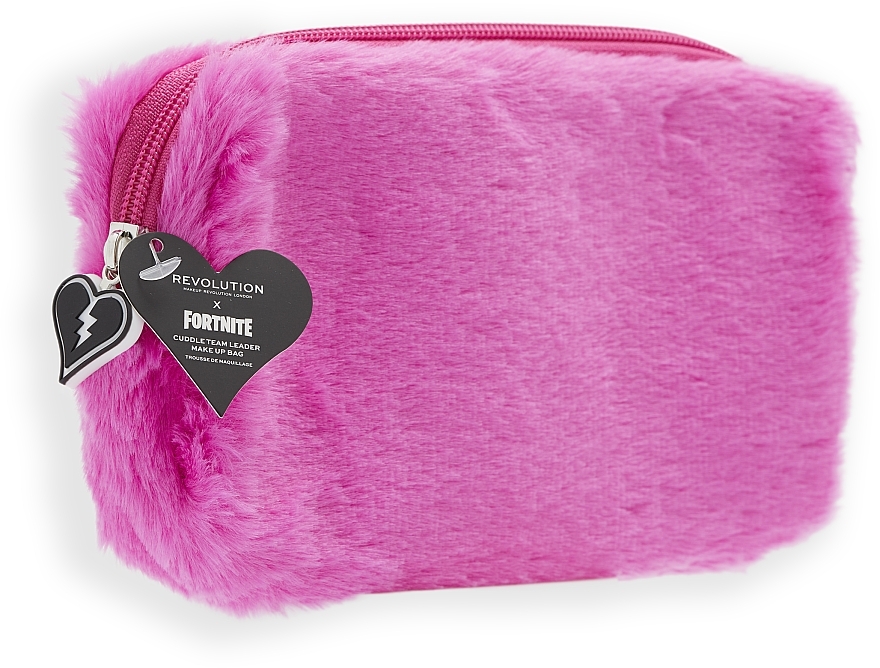 Cosmetic Bag, pink - Makeup Revolution X Fortnite Cuddle Team Leader Cosmetics Bag — photo N1