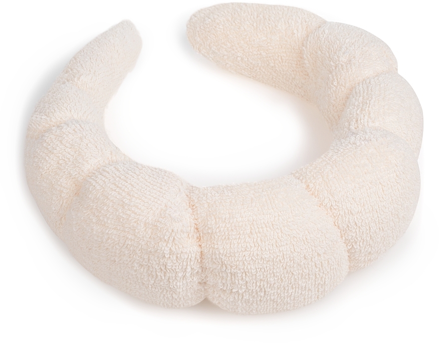 Hand Band 'Easy Spa', milk - MAKEUP Spa Headband Face Washing Milk	 — photo N1