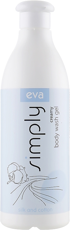 Silk & Cotton Shower Cream Gel - Eva Simply — photo N1