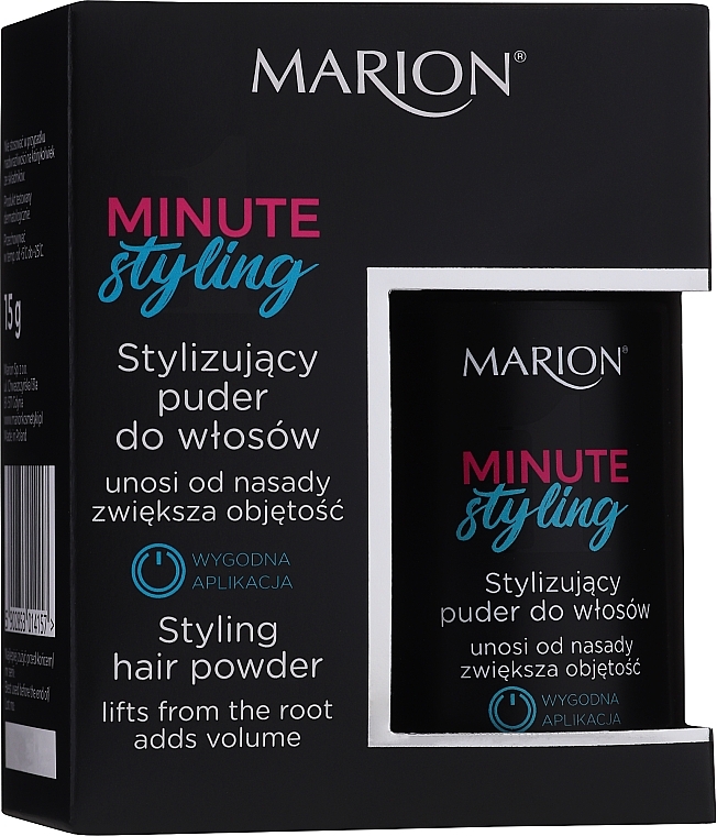 Hair Styling Powder, elastic - Marion Hair 1 Minute Styling Powder — photo N3