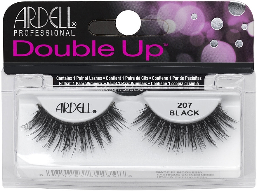 False Lashes - Ardell Double Up 207 Black — photo N2