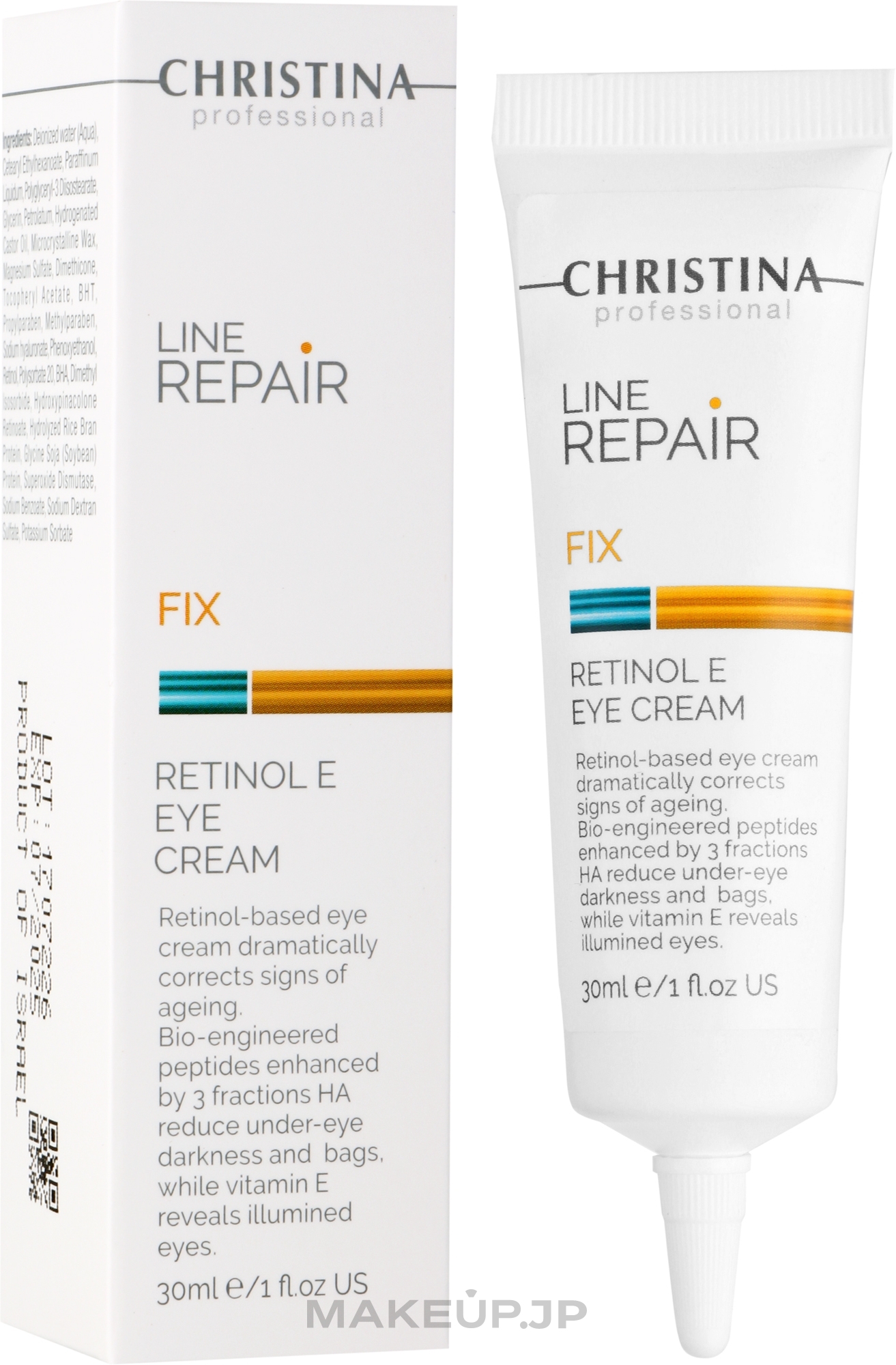 Eye Cream with Retinol & Vitamin E - Christina Line Repair Fix Retinol E Eye Cream — photo 30 ml