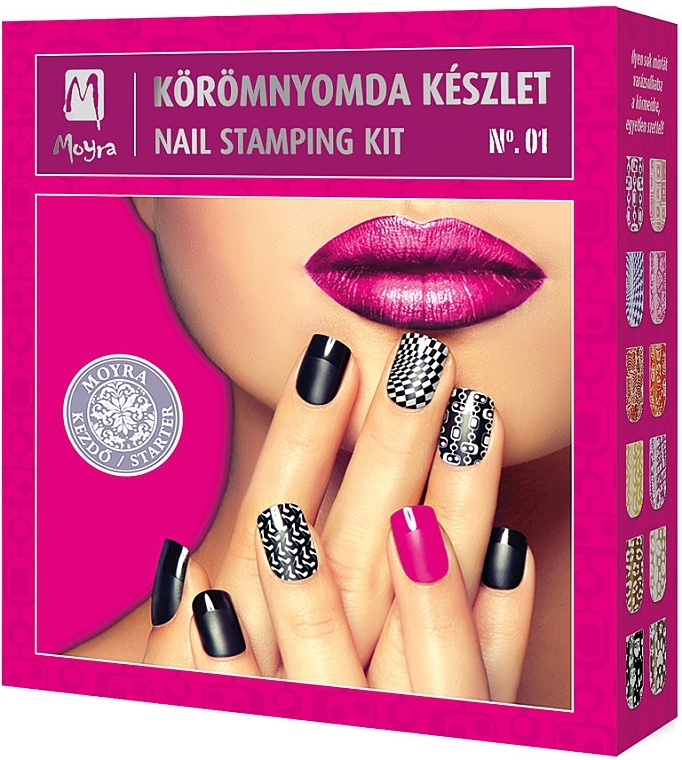 Moyra Nail Stamping Kit - Stamping Set #1 — photo N1