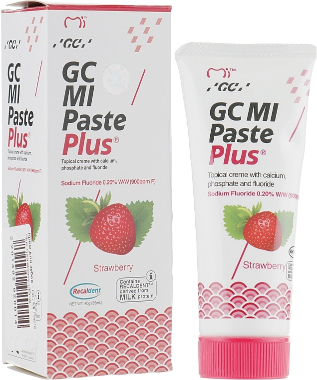 Tooth Cream - GC Mi Paste Plus Strawberry — photo N3