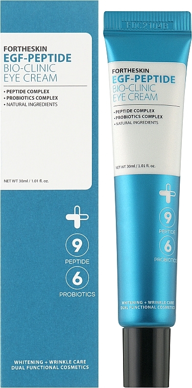 Anti-aging Eye Cream - Fortheskin EGF-Peptide Bio-Clinic Eye Cream — photo N2