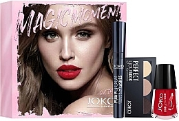 Fragrances, Perfumes, Cosmetics Set - Joko Perfect Your Look 300 (mascara/9ml + eye/shadow/7g + n/polish/10ml)