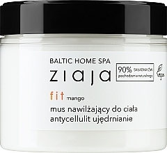 Fragrances, Perfumes, Cosmetics Mango Moisturizing Body Mousse - Ziaja Baltic Home Spa FIT Mango Moisturizing Body Mousse