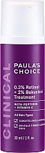 Fragrances, Perfumes, Cosmetics Anti-Aging Retinol & Bakuchiol Serum - Paula's Choice Clinical 0.3% Retinol + 2% Bakuchiol Treatment