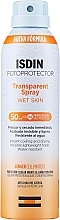 Sunscreen Spray - Isdin Fotoprotector Transparent Spray Wet Skin SPF 50+ — photo N1