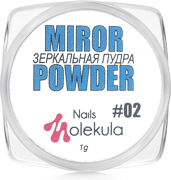 Mirror Nail Powder - Nails Molekula Nails Mirror Powder — photo N7