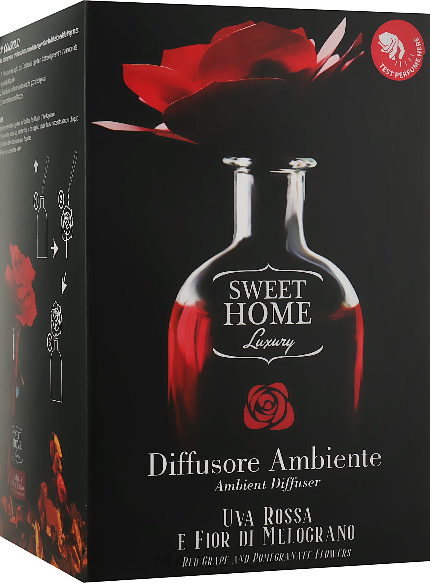 Reed Diffuser - Sweet Home Collection Red Grapes & Pomegranate Blossom — photo 250 ml