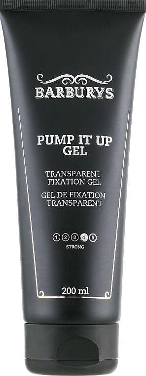 Transparent Strong Hold Gel - Barburys Pump It Up Gel — photo N2