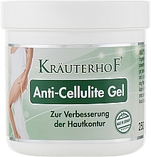 Fragrances, Perfumes, Cosmetics Anti-Cellulite Warming Gel - Krauterhof Anti Cellulite Gel