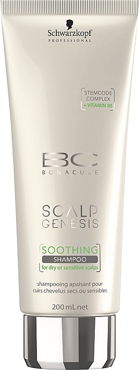Soothing Shampoofor Sensitive Scalp - Schwarzkopf Professional BC Scalp Genesis Soothing Shampoo — photo N1