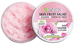 Rose Face and Body Scrub - Nature of Agiva Roses Skin Fruit Salad Rose Nourishing Sugar Scrub — photo N4