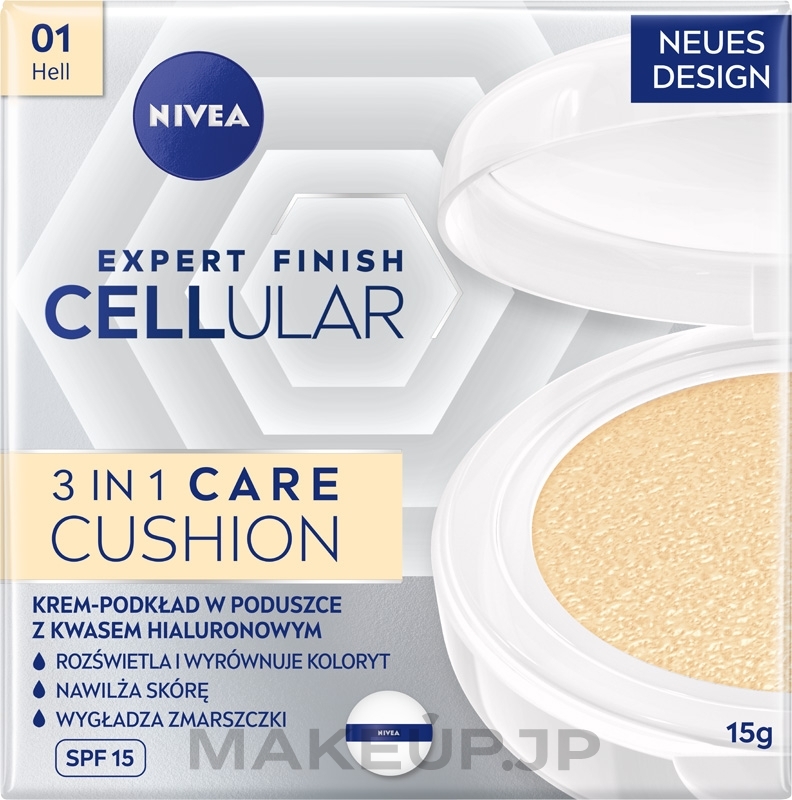 Cushion - Nivea Hyaluron Cellular Filler 3in1 Care Cushion SPF 15 — photo 01