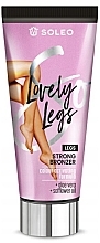 Fragrances, Perfumes, Cosmetics Aloe Vera & Saffron Oil Leg Tanning Cream - Soleo Lovely Legs Strong Bronzer