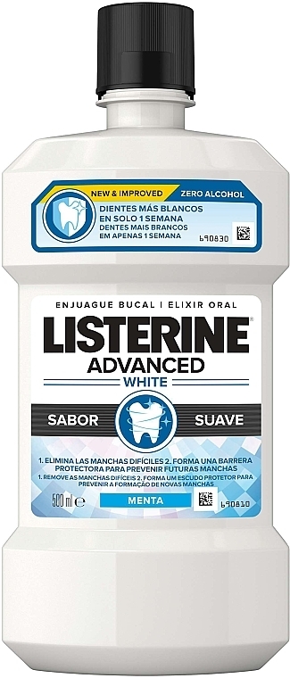 Mouthwash - Listerine Advanced White Mouthwash — photo N2