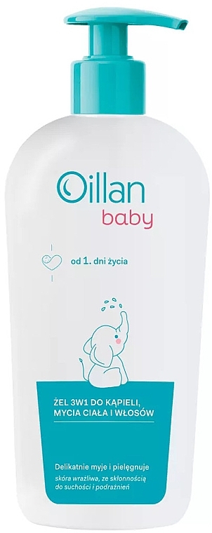 3-in-1 Shower Gel - Oillan Baby — photo N1