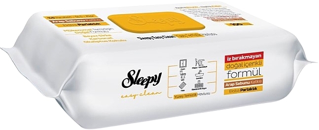 Multi-Surface Disinfecting Cleaning Wipes with Arabic Soap, 100 pcs - Sleepy Easy Clean — photo N1