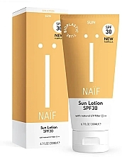 Fragrances, Perfumes, Cosmetics Sun Body Lotion - Naif Sun Lotion SPF30