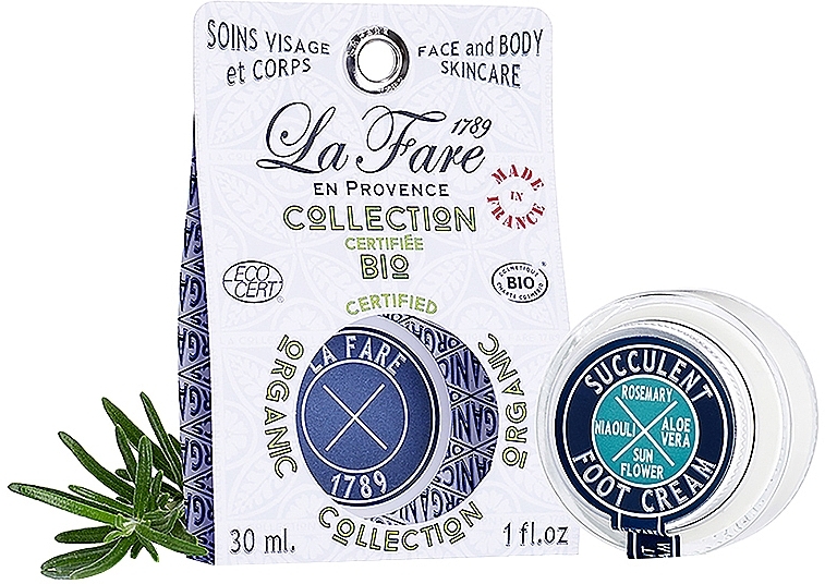 Moisturizing Foot Cream - La Fare 1789 Succulent Foot Cream — photo N2