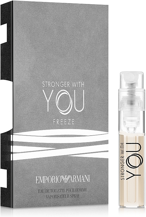 GIFT! Giorgio Armani Emporio Armani Stronger With You Freeze - Eau de Toilette (mini size) — photo N4