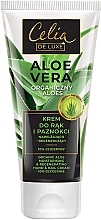 Fragrances, Perfumes, Cosmetics Moisturizing & Regenerating Hand Cream - Celia De Luxe Aloe Vera Moisturizing And Regenerating Hand Cream