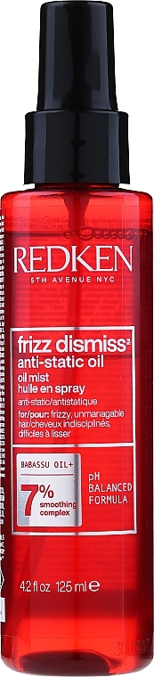 Anti-Static Spray Oil - Redken Frizz Dismiss Anti-Static Oil Mist — photo N2