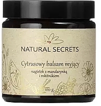 Fragrances, Perfumes, Cosmetics Creamy Makeup Remover Balm with Citrus - Natural Secrets Creamy Balsam Washing Citrus