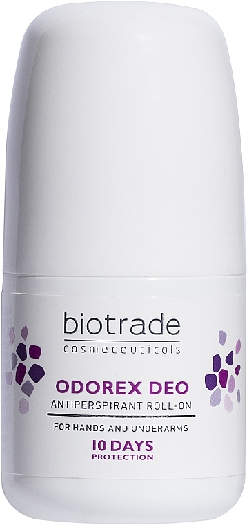 Long-Lasting Roll-On Antiperspirant "10 Days Protection" - Biotrade Odorex Deo Antiperspirant Roll-On — photo N2