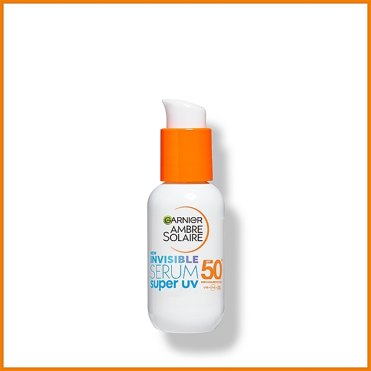 Sunscreen Face Serum - Garnier Ambre Solaire Invisible Serum Spf50 — photo N3