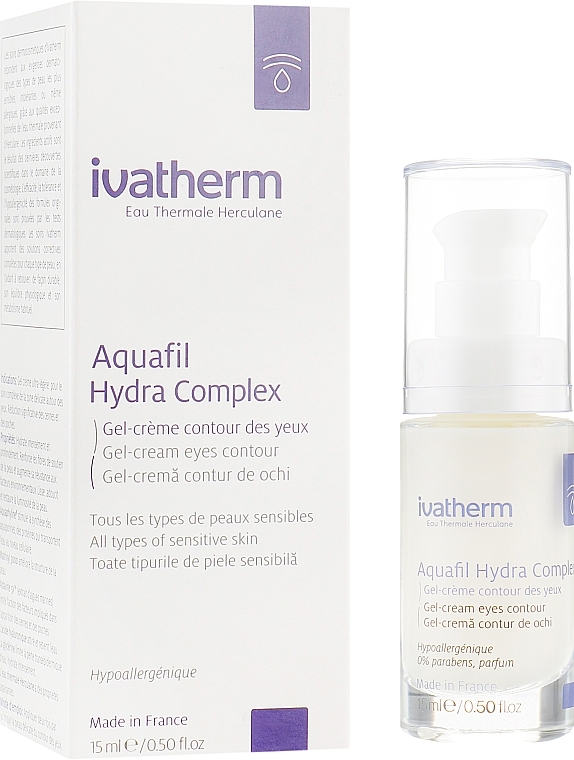 Eye Cream Gel - Ivatherm Aquafil Hydra Complex Gel-Cream — photo N1