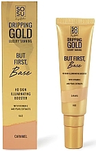 Fragrances, Perfumes, Cosmetics Makeup Base - Sosu by SJ Dripping Gold But First Face Base