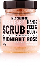 Sugar Body Scrub - Mr.Scrubber Sugar Baby Midnight Rose Hands Feet & Body Scrub — photo N1