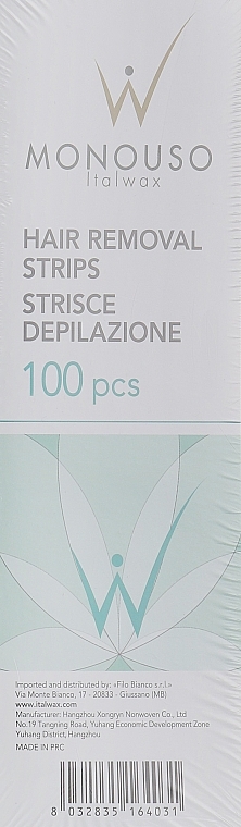 Depilatory Paper Strips - ItalWax — photo N1