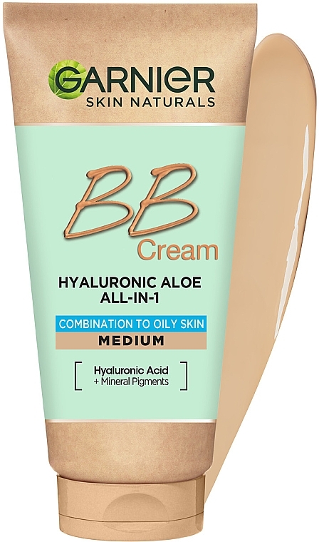 BB Cream for Oily & Combination Skin - Garnier Hyaluronic Aloe All-In-1 — photo N4