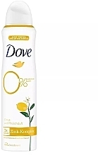 Fragrances, Perfumes, Cosmetics Deodorant Spray 'Citrus and Peach', aluminum-free - Dove Go Fresh Citrus & Peach Deodorant