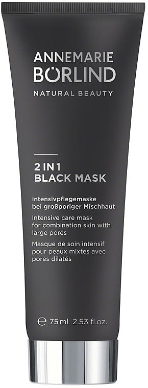 Mattifying Mask - Annemarie Borlind 2 In 1 Black Mask — photo N1