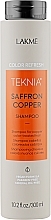 Copper-Coloured Hair Renewal Shampoo - Lakme Teknia Color Refresh Saffron Copper Shampoo — photo N1