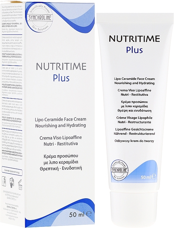 Moisturizing Face Cream - Synchroline Nutritime Face Cream — photo N1