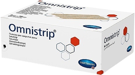 Seamless Wound Covering Strips, 3x76 mm - Hartmann Omnistrip — photo N1