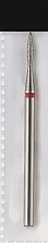 Fragrances, Perfumes, Cosmetics Diamond Nail File Drill Bit, bullet, L-8 mm, 1.6 mm, red - Head The Beauty Tools