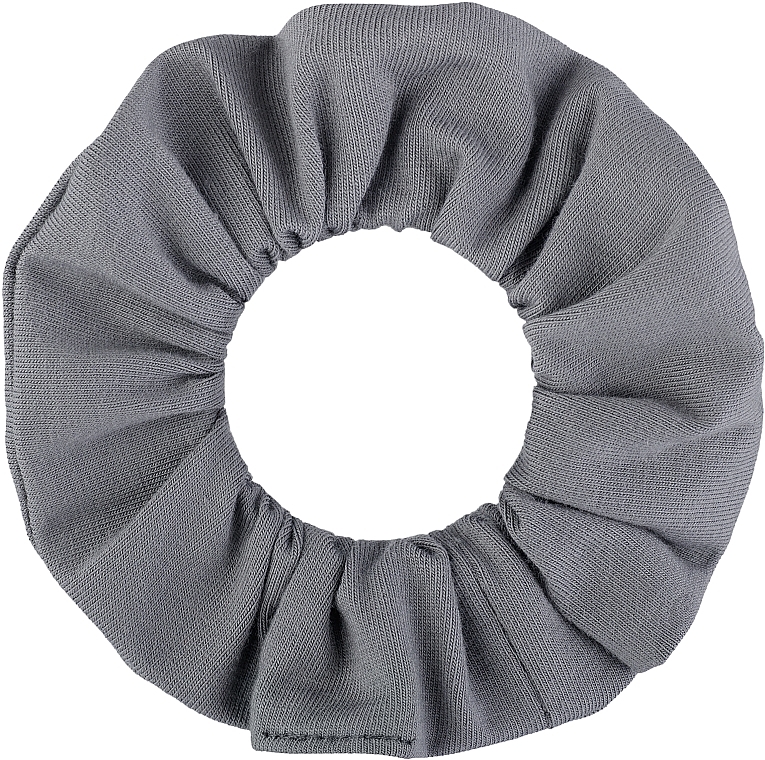 Knit Classic Scrunchie, grey - MAKEUP Hair Accessories — photo N2