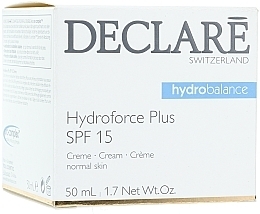 Ultra-Moisturizing Day Cream SPF 15 - Declare Hydroforce Plus SPF 15 Cream — photo N1