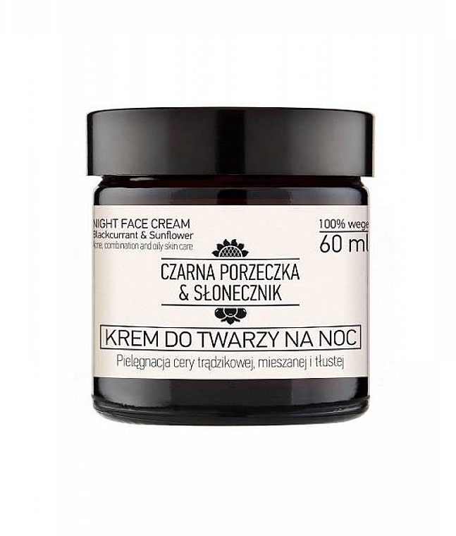 Set - Nova Kosmetyki Czarna Porzeczka & Slonecznik Acne, Combination And Oily Skin Treatment (f/cr/60mlx2 + wash/gel/200ml) — photo N2