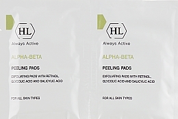 Fragrances, Perfumes, Cosmetics Exfoliating Cleansing Wipes for All Skin Types - Holy Land Cosmetics Alpha-Beta & Retinol Peeling Pads