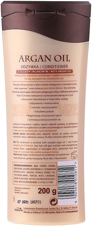 Argan Oil Conditioner - Joanna Argan Oil Hair Conditioner — photo N2