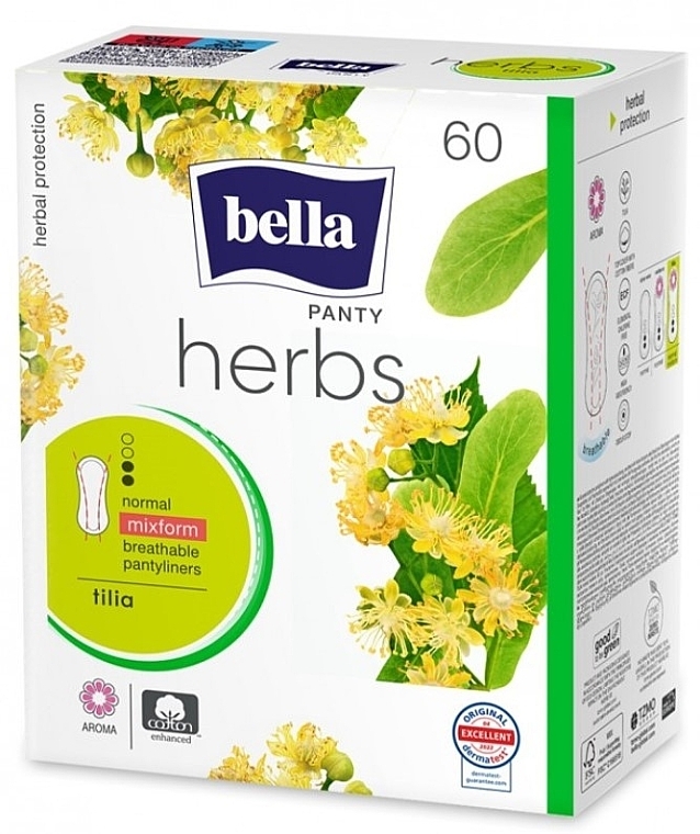 パッド、60個。 - Bella Panty Herbs Tilia	 — photo N1